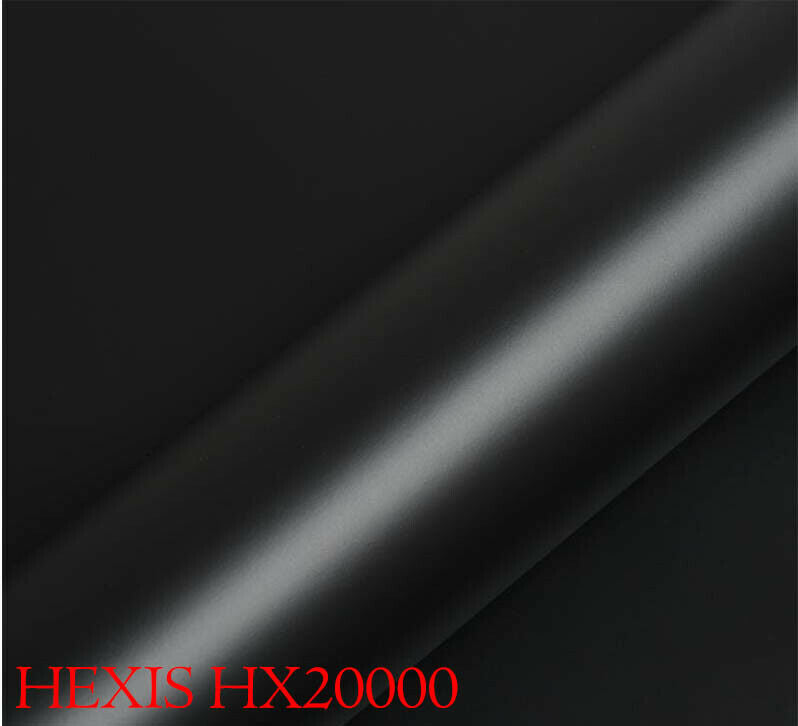 HEXIS SKINTAC HX20000 COAL BLACK GLOSS FILM CAST PELLICOLA CAR