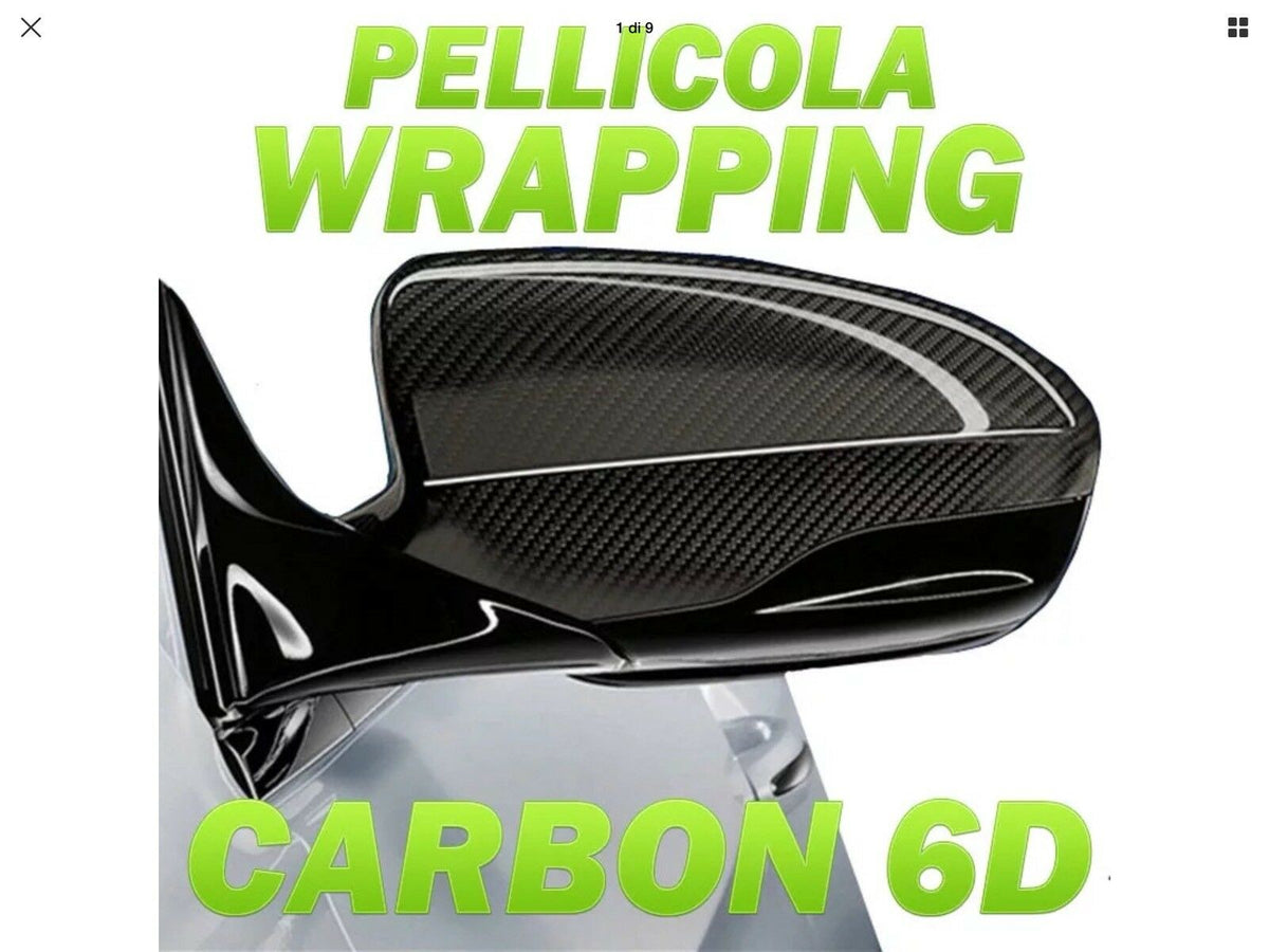 Rotolo Adesivo Effetto Carbonio 3D Pellicola Auto Antigraffio