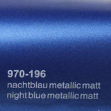 Oracal 970 196 Blu Notte Metallizzato Opaco Pellicola Wrapping Professional Auto
