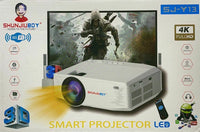 Proiettore Smart Led Full HD 4K SHUNGJIU BOY SJ-Y13 SD USB Per Film Casa